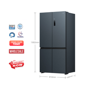 Réfrigérateur Original à Portes Croisées 606L Grande Capacité Refroidissement par Air Sans Givre Congélateur Intelligent Économe en Énergie Super La - Product Image 1