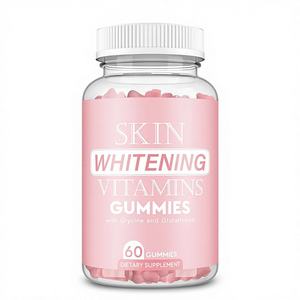 Exportation transfrontalière de <span class=keywords><strong>vitamines</strong></span> gommeuses africaines pour le blanchiment de la peau avec glycine et glutathion, flacon de 60 unités - Product Image 1