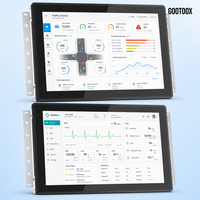 Monitor Android Todo en Uno de 7/10.1/15.6/21.5 Pulgadas con Montaje Empotrado, RK3562 RK3568, para Reserva de Salas de Conferencia, Ganadería