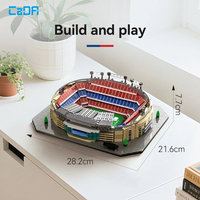Cada C66023W 2025 Nouveau Kit de Modélisme Stade de Football MOC Briques à Assembler Éducatif pour Adultes Cadeaux 728 Pièces Ensembles de Blocs de Construction
