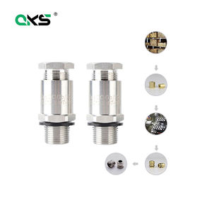 Presse-étoupe en laiton <span class=keywords><strong>Millet</strong></span>, filetage M, simple compression, antidéflagrant Exd IIC, GB/IP65, pour câble blindé en cuivre nickelé - Product Image 2