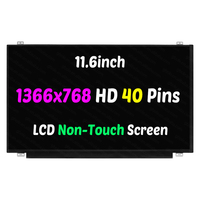 شاشة عرض LCD LED غير تعمل باللمس مقاس 11.6 بوصة طراز M116NWR1 R0 بدقة 1366×768 عالية الوضوح مع 40 دبوسًا