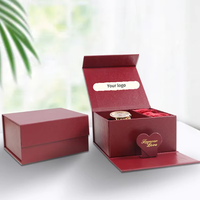Boîte cadeau magnétique en papier enduit personnalisé YZ, style livre, couverture rigide, pour parfum, bijoux, rouge à lèvres, montres, emballage