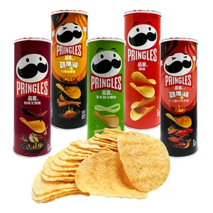 Vente en gros de chips de haute qualité 110g, boîtes de conserve fabriquées en chine