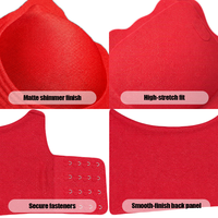 Soutien-gorge pour femmes, lingerie féminine XXL, vêtements intimes pour femmes, lingerie de haute qualité, soutien-gorge à col en V en dentelle festonnée, brillant