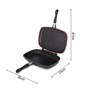 RAF Double Side Non Stick Baking Tray <strong>Grill</strong> <strong>Pan</strong> for Home Kitchen Roasting <strong>Frying</strong> and Multifunctional Cooking - Product Image 6