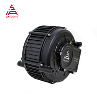 Moteur Central QS MOTOR QS165 V2 35H 5000W 72V 100KPH IPM PMSM avec Poulie à Courroie