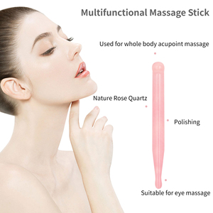 Handmade Natural Quartz Facial Massage <strong>Pen</strong> Gua Sha Scraping Wand Tools Guasha for Body Eye Neck Back <strong>Acupuncture</strong> <strong>Therapy</strong> Point - Product Image 5