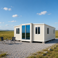 Maison conteneur pliable Jiezhu à double aile extensible, épaissie et respirante, avec chambre et salle de bain pour usage en dortoir