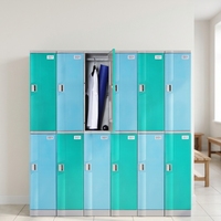 Nouveauté : Casier de rangement moderne en ABS avec code PIN électronique, combinaison de clés, résistant aux intempéries, écologique, démontable, pour salle de sport, plage, étudiants