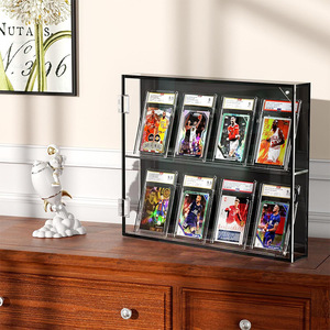 Trong suốt Acrylic Bộ sưu tập thẻ hiển thị giá Bóng Rổ Giao dịch thẻ hiển thị tủ khung ảnh trường hợp - Product Image 3