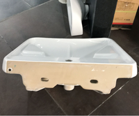 Style moderne Robinet monotrou Lavabos sur pied Facile à nettoyer Rond Rectangle Design Handicap Lavabos Toilettes publiques Appartements