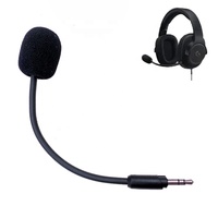 Mini microphone à col de cygne flexible Logitech G344 sans fil de 3,5mm pour casque de jeu