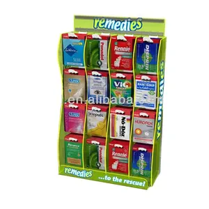 custom chewing gum display stand gum counter display pressed cardboard chewing gum display rack