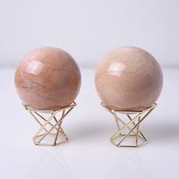 Vente en gros d'améthyste naturelle mélangée, quartz rose, pierre de lune verte, boule de cristal magique, artisanat divers pour la décoration intérieure