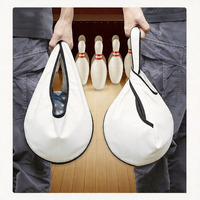 Serviette de bowling en microfibre unie à motif sportif, technique de tissage, pour le polissage des balles de bowling pour adultes