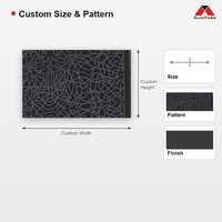 Panneau décoratif en aluminium découpé au laser, revêtement métallique sculpté résistant aux intempéries pour façade murale Alumtimes