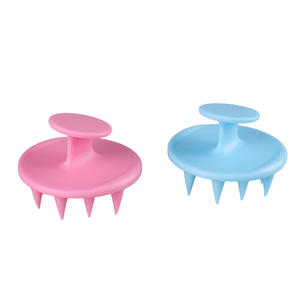 Factory Direct Customize Private Label Mini Sized Silicone Scalp Massager Shampoo <b>Brush</b> Soft Silicone Scalp Scrubber - Product Image 1