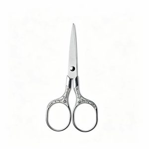 Chinese Retro Plum Blossom Scissors Stainless Steel Straight Head Home Office Use Embroidery Tea Ceremony Small Scissors - Product Image 4