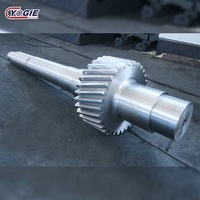Pignon hélicoïdal de précision compact et économique, directement de l'usine, pour boîte de vitesses de générateur d'éolienne, en acier, certifié ISO9001