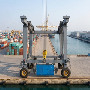 Various Mechanical Equipment 70t High Capacity Rtg Semi <b>Crane</b> 26m Wireless Remote Control Bearing & Gearbox Ce Iso Certified for - Product Image 3