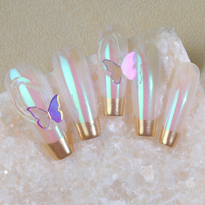 Accessoires pour ongles 3D populaires, 30 pièces/sac, accessoires pour ongles en résine colorée en forme de papillon, adaptés aux produits de manucure DIY pour femmes - Product Image 3