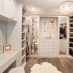 Armoire de rangement DAIYA blanche style Shaker avec <span class=keywords><strong>porte</strong></span> en <span class=keywords><strong>verre</strong></span> - Product Image 3