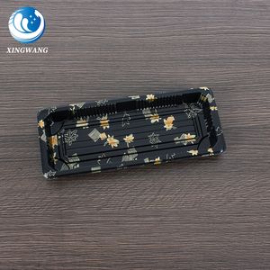 ราคาโรงงาน XW-1102อาหารเกรดทิ้งซูชิภาชนะที่มีฝาปิดพลาสติก - Product Image 3