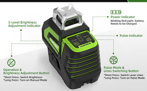 <span class=keywords><strong>Nivel</strong></span> <span class=keywords><strong>Láser</strong></span> Verde <span class=keywords><strong>Autonivelante</strong></span> <span class=keywords><strong>Huepar</strong></span> 7211CG, Cruz de 5 Líneas, 2 Puntos de Plomada, Herramienta Horizontal de 360° - Product Image 5