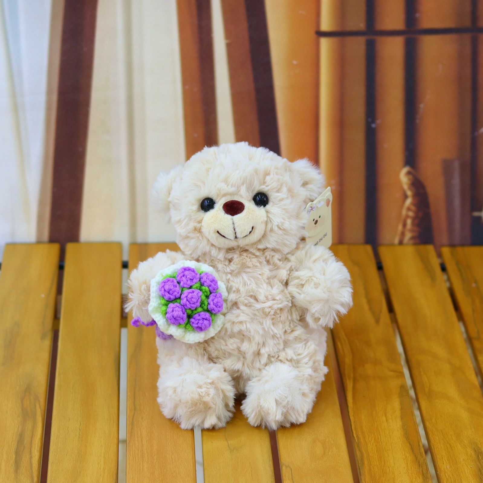 style bouquet violet clair ours