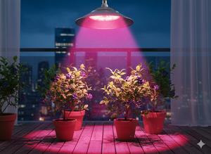 Светодиодная лампа для растений JCL UFO с алюминиевым корпусом, цоколь E27, спектр Sunlike, эффективное рассеивание тепла - Product Image 6