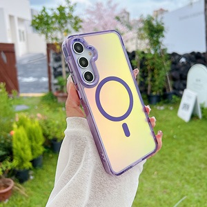 Funda Magnética Translúcida con Degradado de Color para Samsung Galaxy A17 A37 A57 A36 A56 A26 5G A16 A06 4G, Compatible con Carga Inalámbrica - Product Image 4