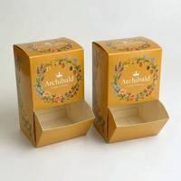 Boîte de présentation PDQ personnalisée avec logo, distributeur de comptoir pour boutique de produits de bien-être, pour emballage de tubes pré-roulés à base de plantes