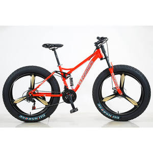 Bicicleta de Nieve con Cuadro de Acero, Fat Bike de 24/26 Pulgadas, 21 Velocidades, Frenos de Disco, Suspensión Completa, Neumáticos de <span class=keywords><strong>4</strong></span>.0'', Bicicleta para Adultos para Montañ<span class=keywords><strong>a</strong></span>/Playa, Uso como ATV - Product Image 5