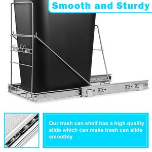Support de rangement métallique moderne et durable à un niveau pour <span class=keywords><strong>sous</strong></span>-<span class=keywords><strong>évier</strong></span>, multifonctionnel, avec <span class=keywords><strong>tiroir</strong></span> pour <span class=keywords><strong>poubelle</strong></span> de cuisine, vente en gros - Product Image 4