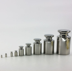 أوزان مختبرية من الفولاذ المقاوم للصدأ من الدرجة F1F2 - أوزان قياسية لمعايرة الموازين والموازين الإلكترونية - Product Image 2