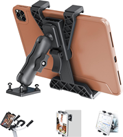 Support de tablette pour voiture OEM personnalisé en ABS robuste avec fixation par clip pour tablettes et téléphones de 7 à 11,5 pouces