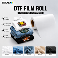 Film adhésif en rouleau Goosam Hot Peel 75u 30cm 60cm x 100m 24 pouces, film PET DTF 60 cm 60cm pour impression DTF