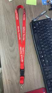 Custom Business Polyester Four-section Buckle Heat Transfer Card Holder <b>Lanyard</b> Multi-function Detachable <b>Safety</b> Buckle - Product Image 4