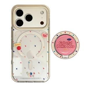 Coque de téléphone XP046 étoiles colorées transparentes, compatible avec iPhone 18 Pro Max, nouveau support magnétique américain anti-chute pour iPhone 17 15 Pro - Product Image 2