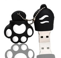 Memoria USB con Diseño de Gato, 64 GB, Color Marrón, Rosa, Negro, Azul, USB 2.0, 4 GB, 8 GB, 16 GB, 32 GB
