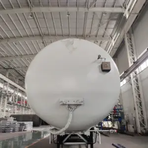 45 CBM hóa lỏng dầu khí đường tàu chở dầu LPG Tank bán Trailer để bán Nam Phi