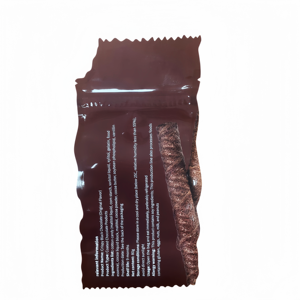 Bolsa de embalaje personalizada para frutos secos, bolsa de plástico irregular con cierre hermético, bolsa especial con forma especial para refrigerios de chocolate - Product Image 2