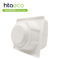 Boîte en carton moulé sur mesure pour parfums et emballages d'électronique de luxe, insert en pulpe moulée pour solutions de coffrets cadeaux haut de gamme