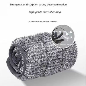 Ensemble de vadrouille plate Magic Clean autonettoyante <span class=keywords><strong>pour</strong></span> la cuisine à la maison avec vadrouille à main gratuite <span class=keywords><strong>et</strong></span> <span class=keywords><strong>seau</strong></span> d'outils de nettoyage à pression plate - Product Image 4