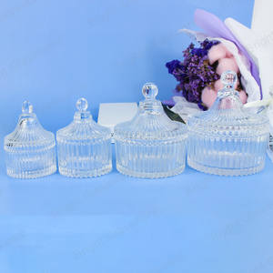 Vendita calda classic carousel vasi vaso di <span class=keywords><strong>vetro</strong></span> trasparente giostra formato differente decorativi <span class=keywords><strong>vintage</strong></span> di candela di <span class=keywords><strong>vetro</strong></span> vasi - Product Image 2