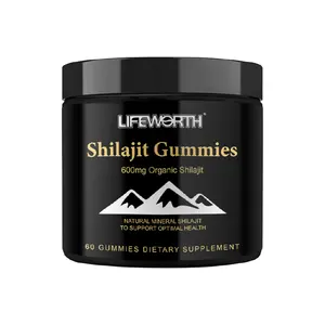 Lifeworth Immuunondersteuning Halal Pure Shilajit Hars Himalayan Naturel Supplement Shilajit Gummies Voor Mannen Vrouwen