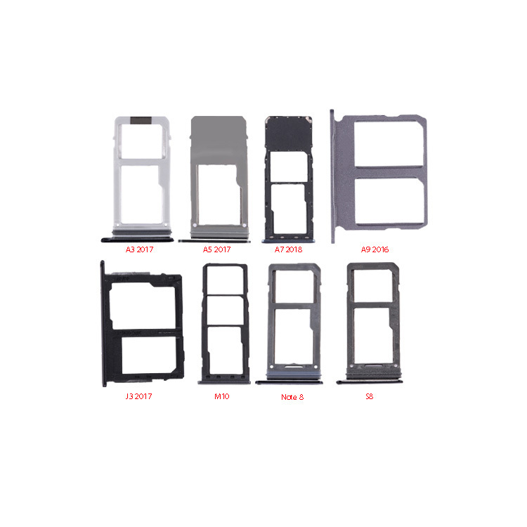 Mobile Phone <strong>Accessories</strong> Sim Card Tray for samsung A10 A20 A30 A40 A50 A60 A70 A80 A90 S8 S9 S10 S20 S21 Sim Holder Slot Plate