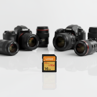 Kartu SD 16GB/32GB/64GB/128GB/256GB Kecepatan Tinggi SD3.0 Kelas 10 U3 V30 dengan Kecepatan Baca 80MB/s/Kecepatan Tulis 30MB/s untuk Kamera, Drone, Ponsel, Tablet