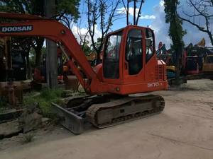 Miniexcavadora Usada DOOSAN DH70-7 de Alta Calidad, Excavadoras de Segunda Mano de 7 Toneladas DOOSAN DH35 DH55 DH60 DH80 en Stock para la Venta - Product Image 5